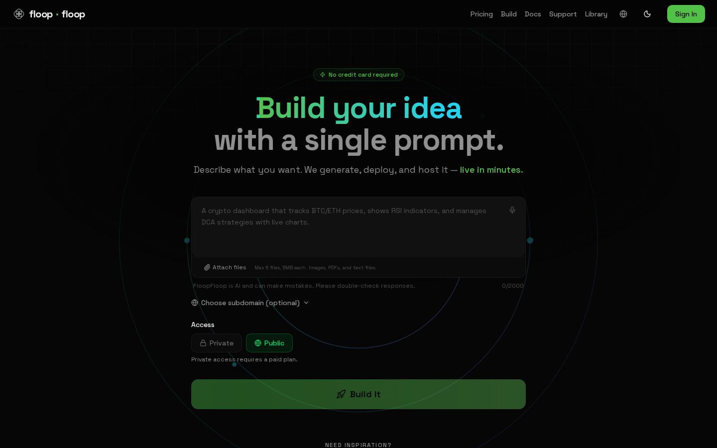 FloopFloop Homepage