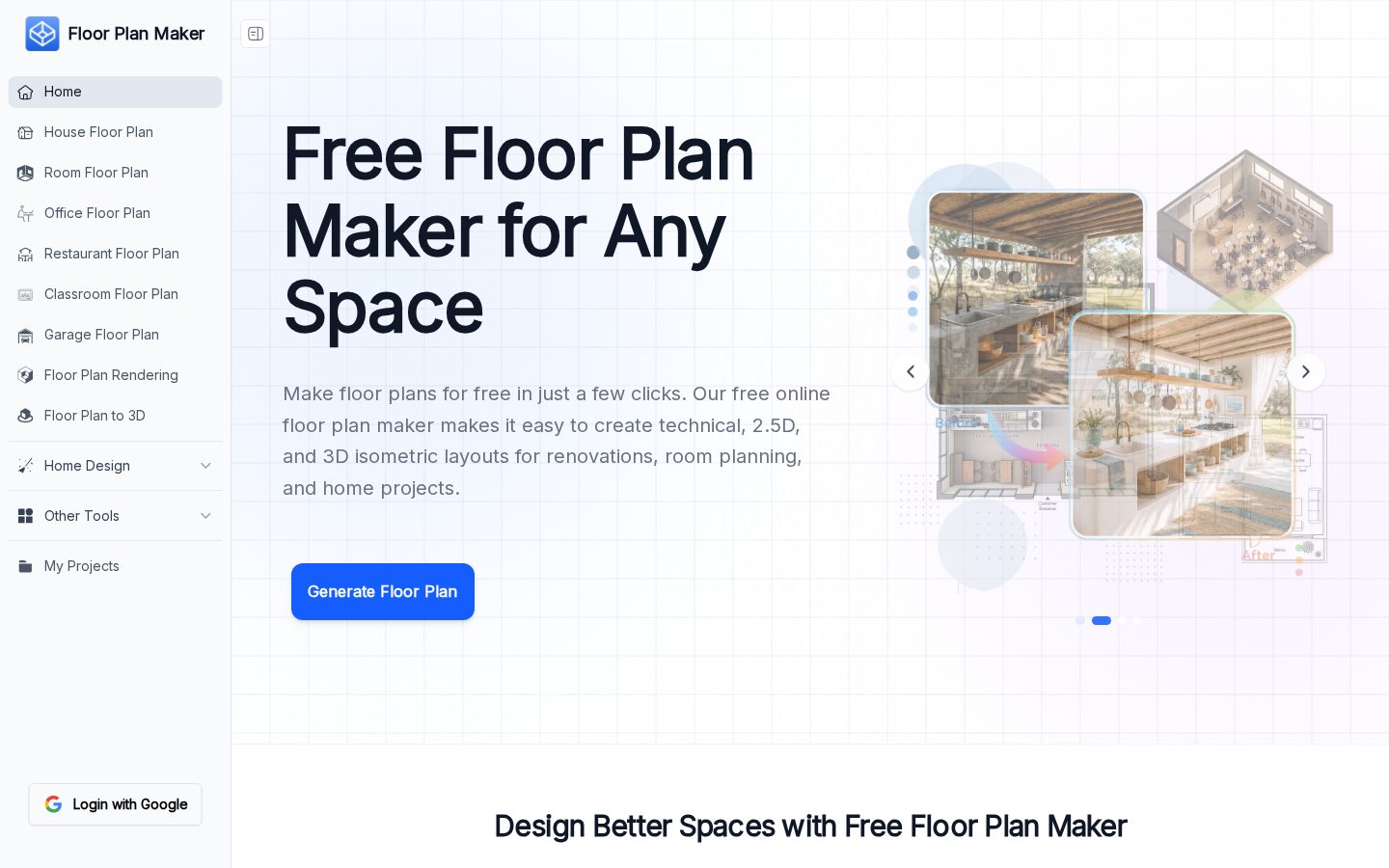 Floor Plan Maker Homepage