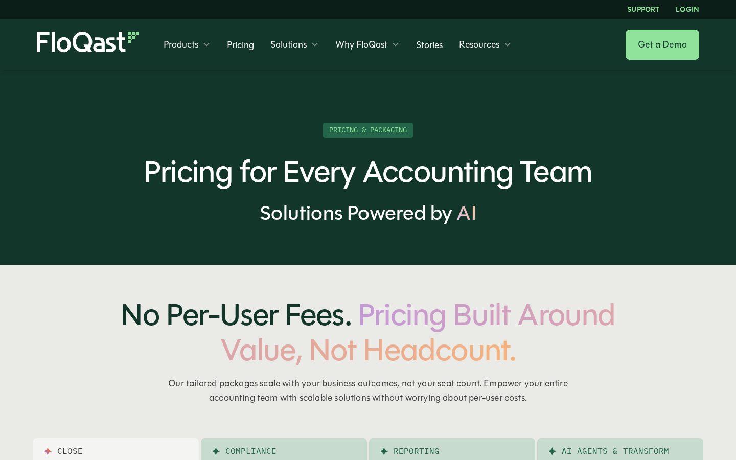 FloQast Pricing