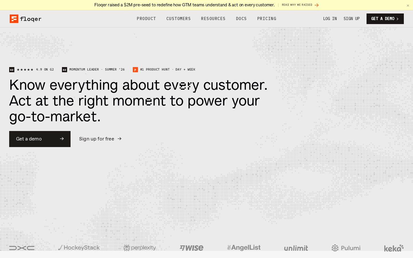 Floqer Homepage