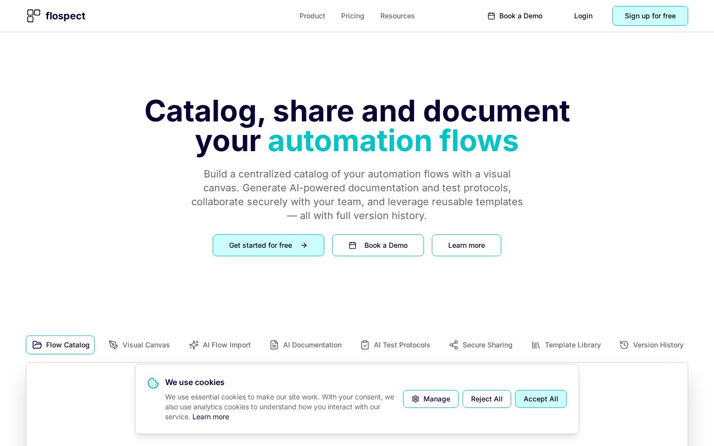 flospect Homepage