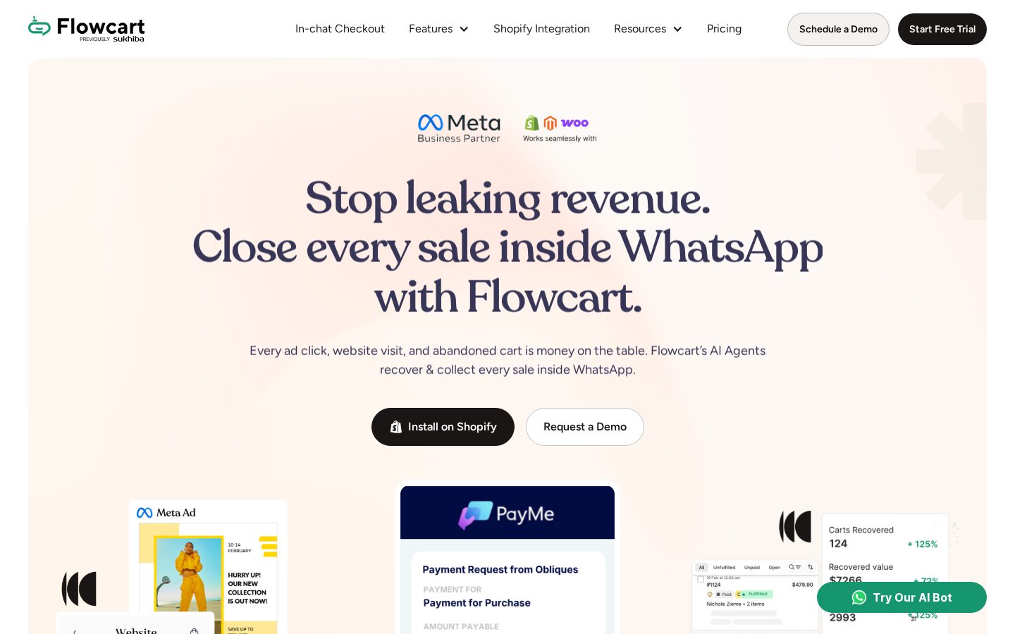 Flowcart Homepage