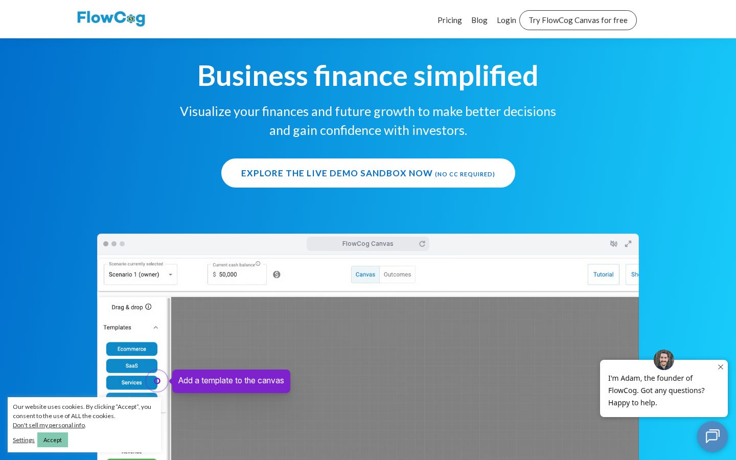 FlowCog Homepage
