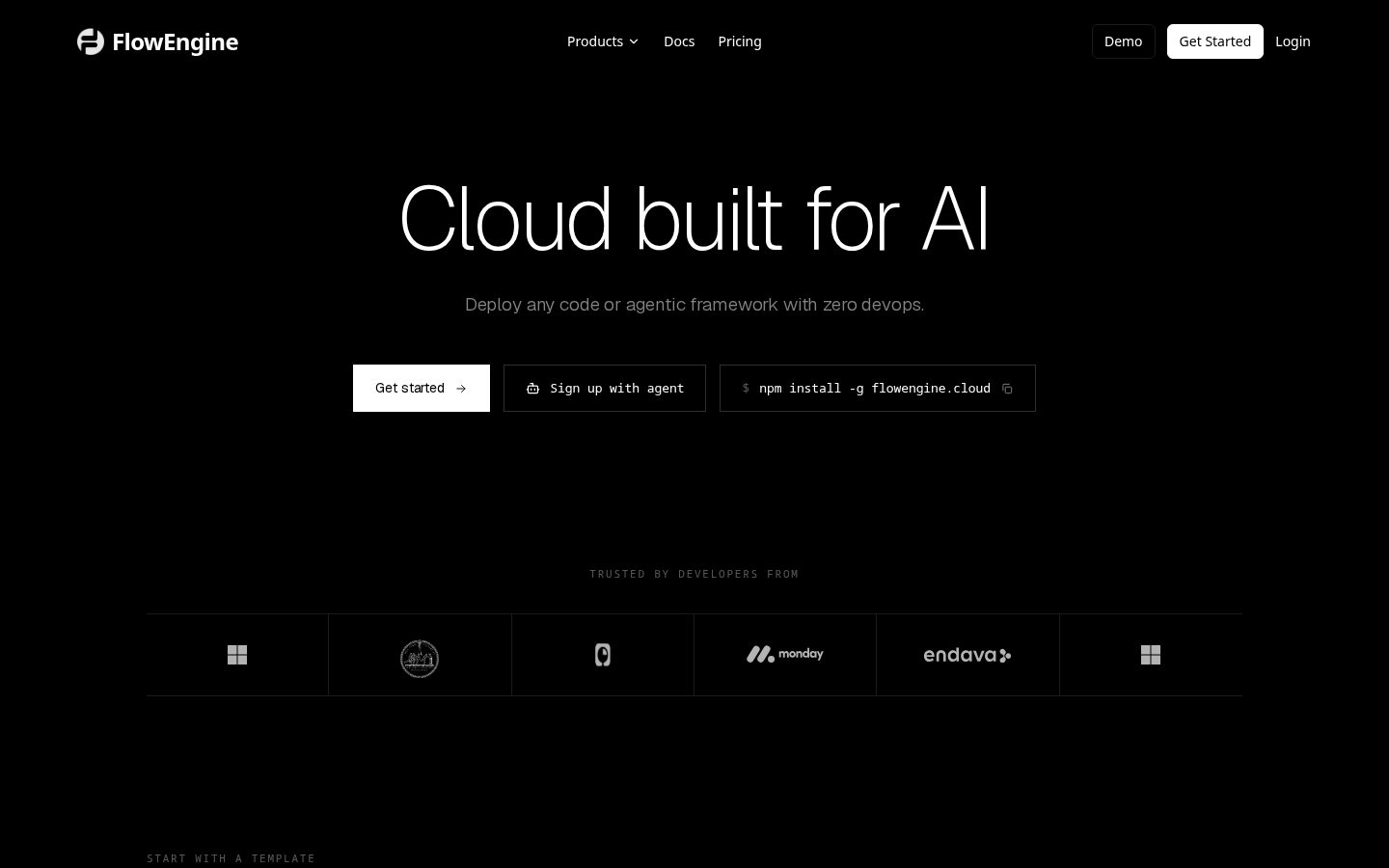 FlowEngine Homepage