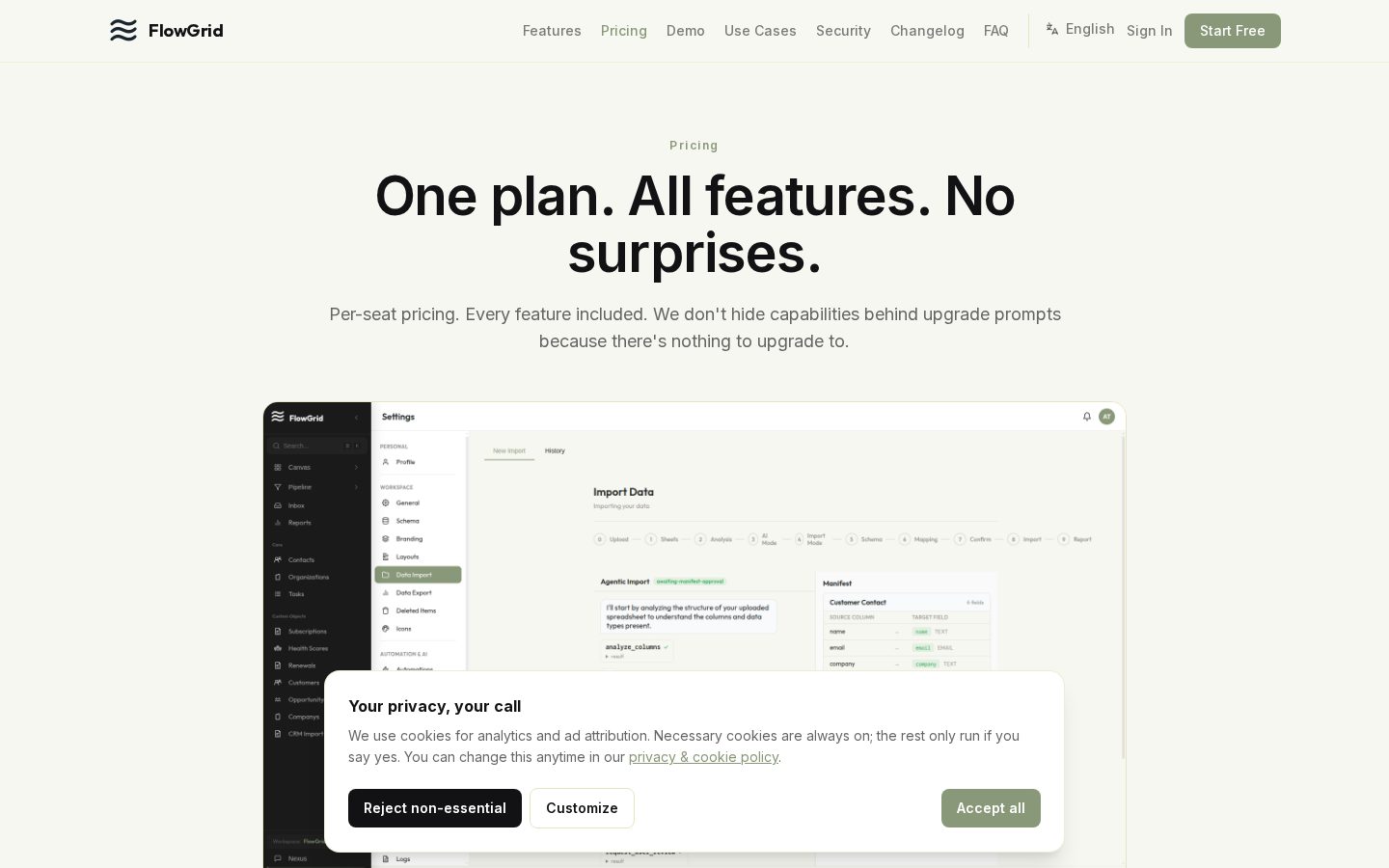 FlowGrid Pricing