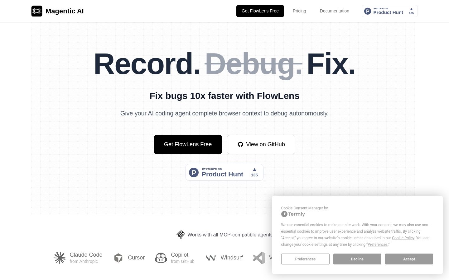 FlowLens Homepage