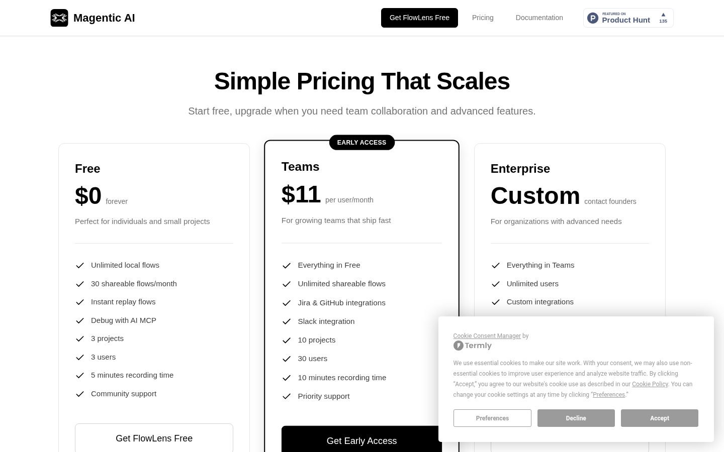 FlowLens Pricing