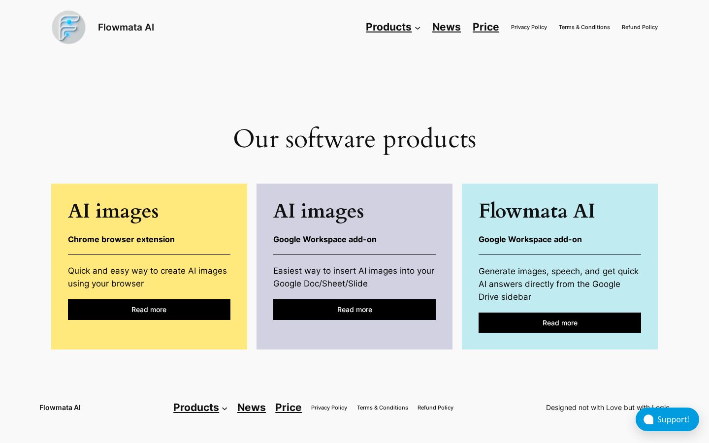 Flowmata AI Homepage