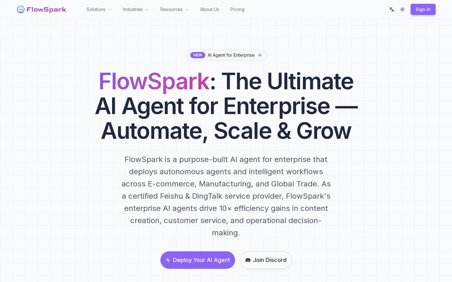 flowspark Homepage