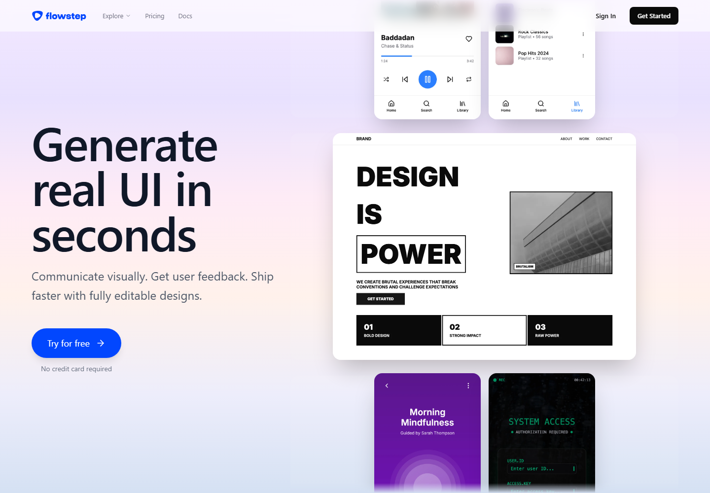 Flowstep homepage