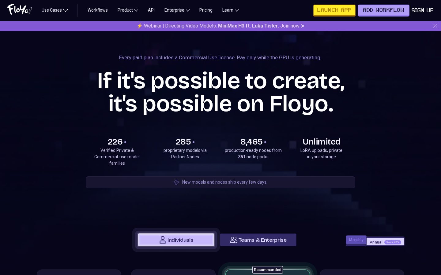 Floyo AI Pricing