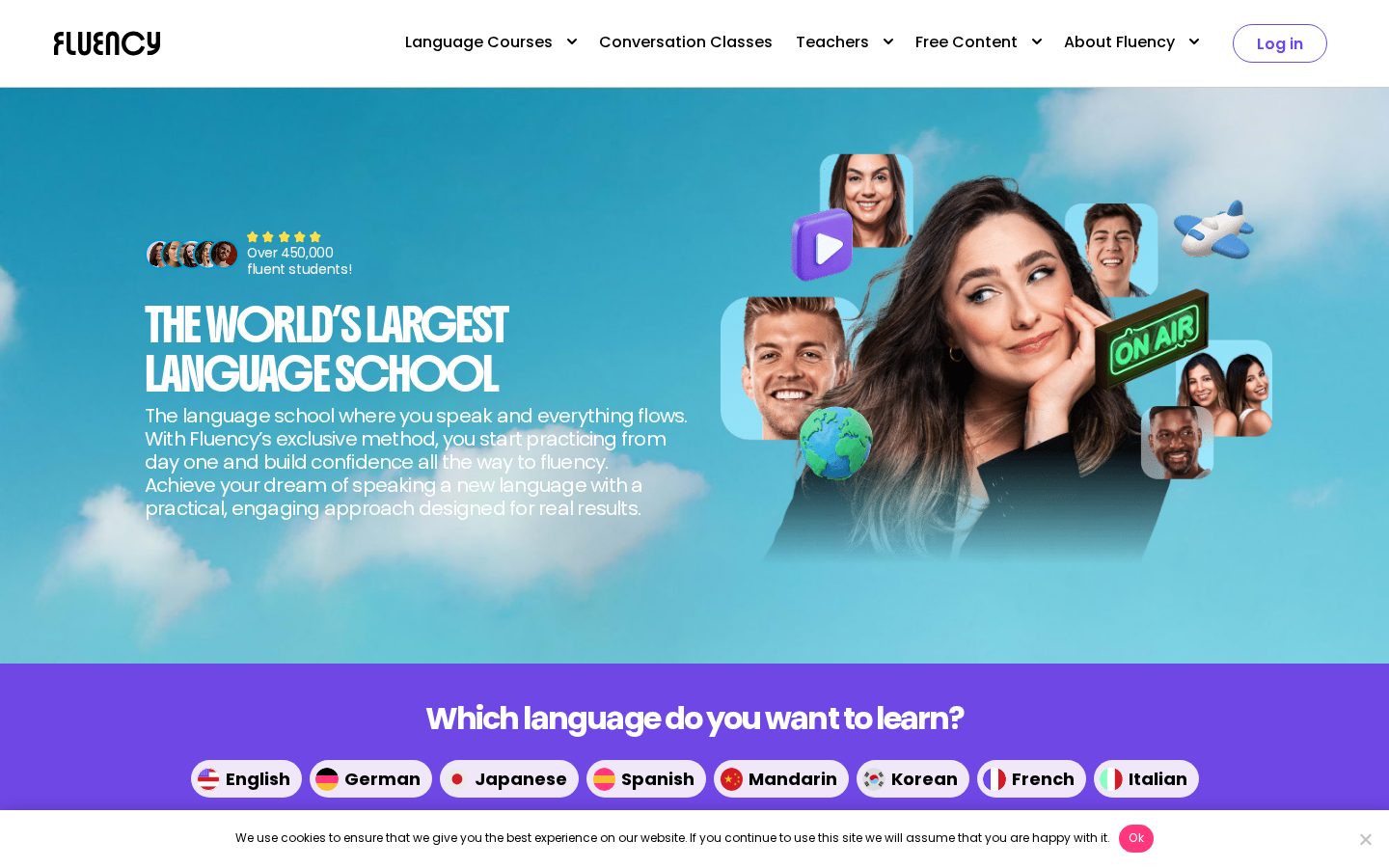 Fluency Homepage