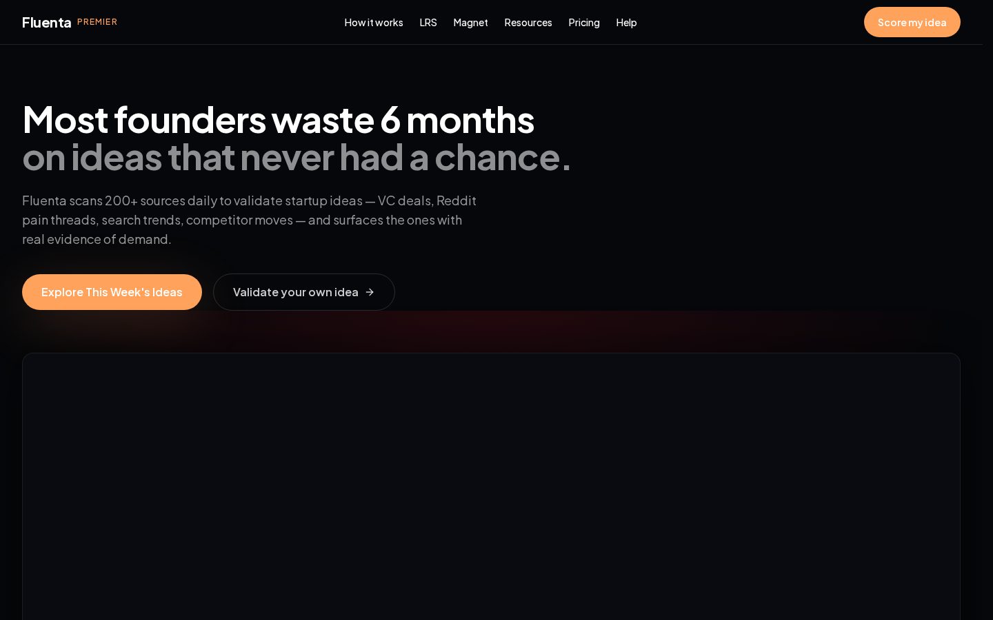 Fluenta Homepage