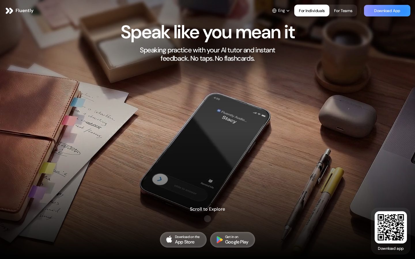 Fluently Accent Guru Homepage