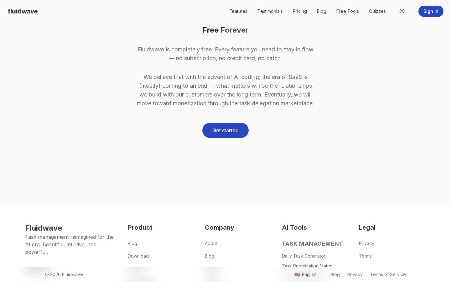 Fluidwave Pricing