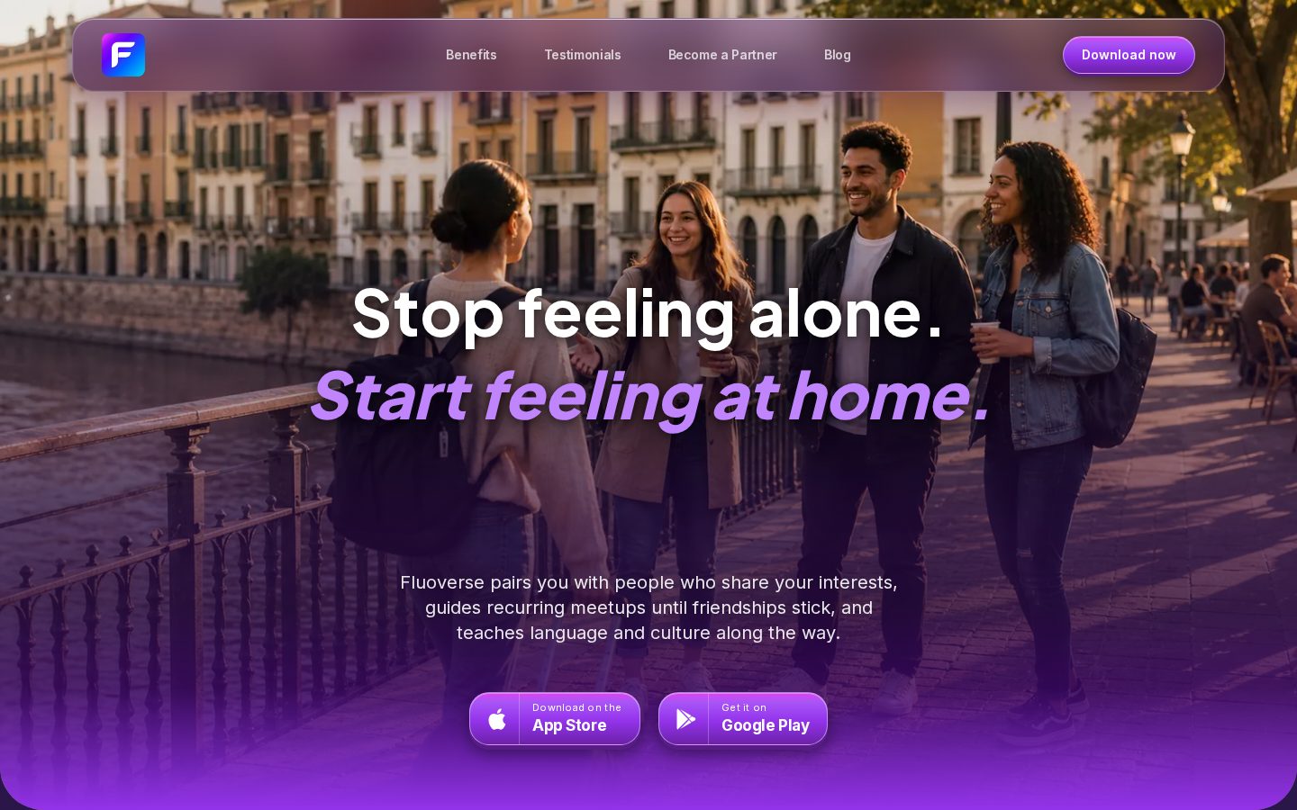 Fluoverse Homepage