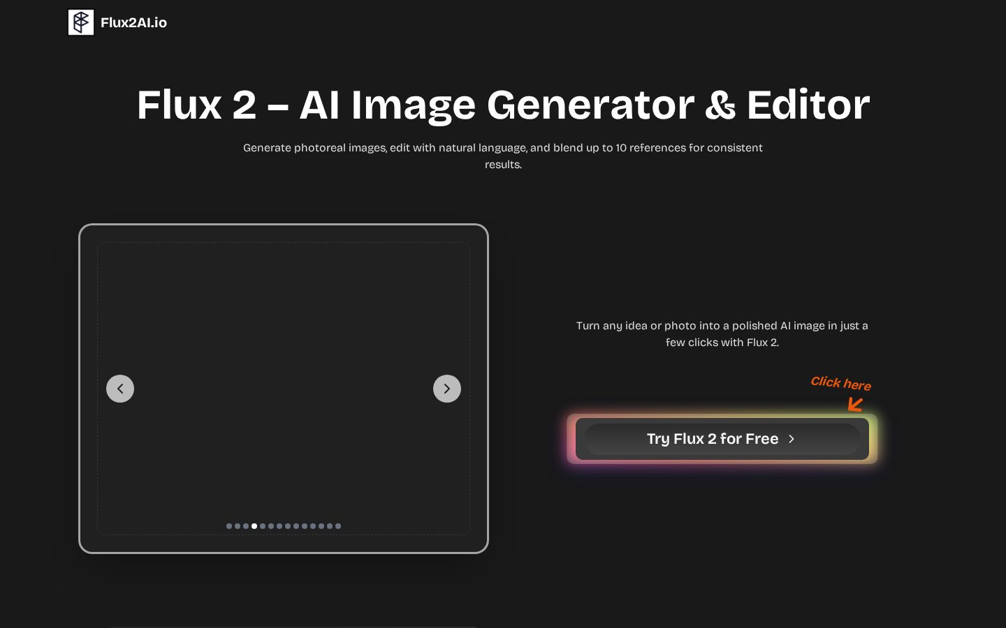 Flux 2 Homepage