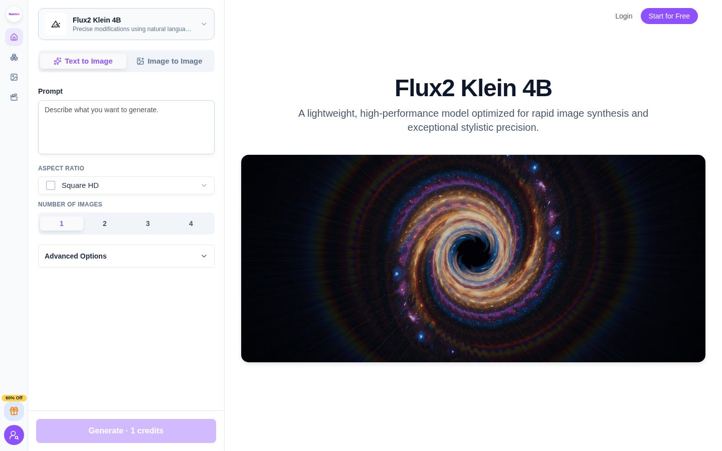 Flux Klein Homepage