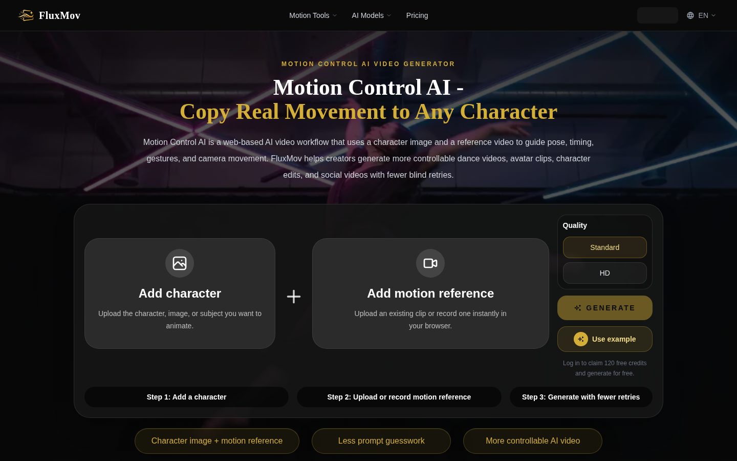 FluxMov Homepage