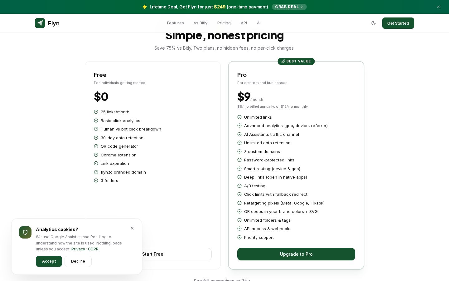 Flyn Pricing