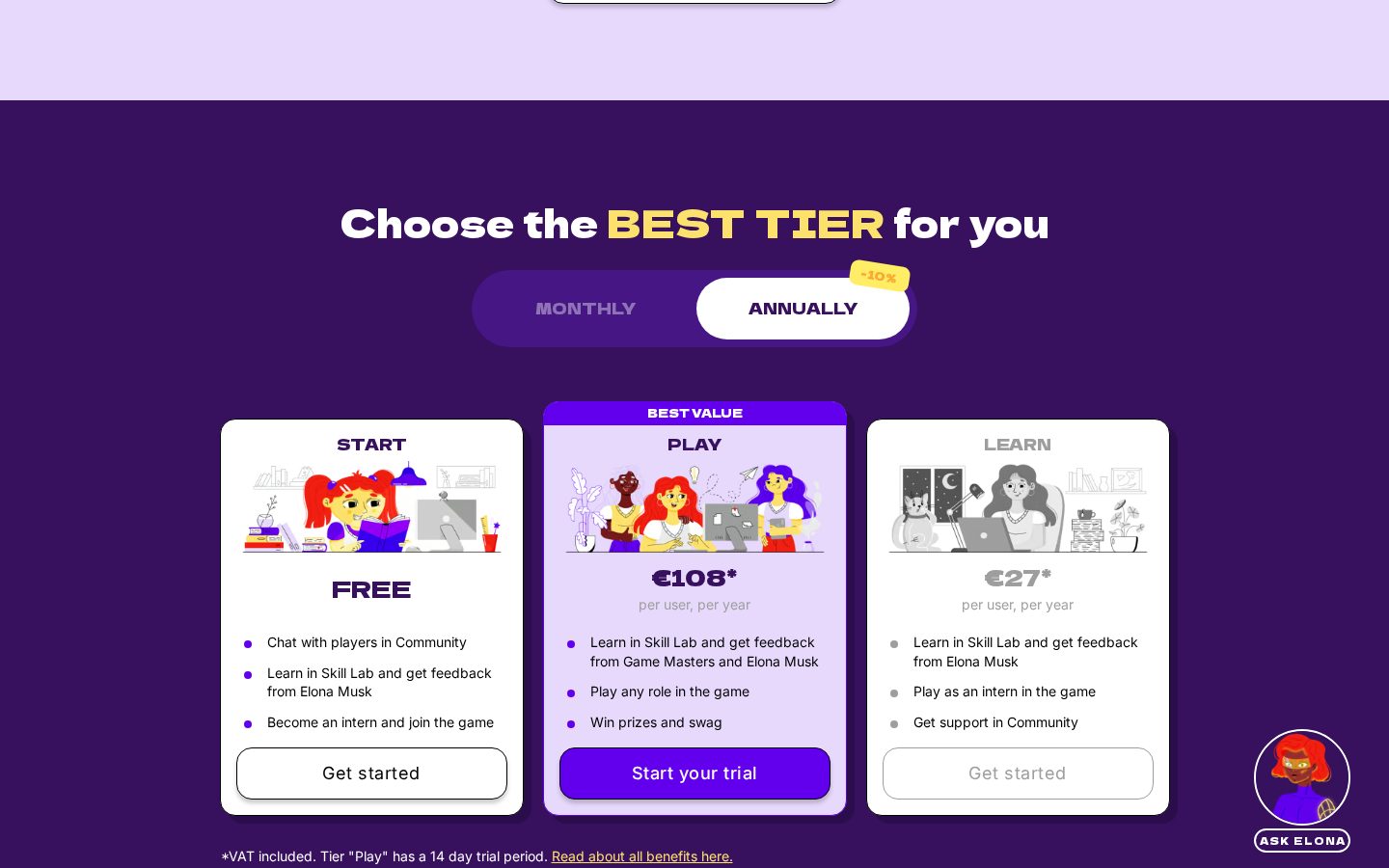 F/MS Startup Game Pricing