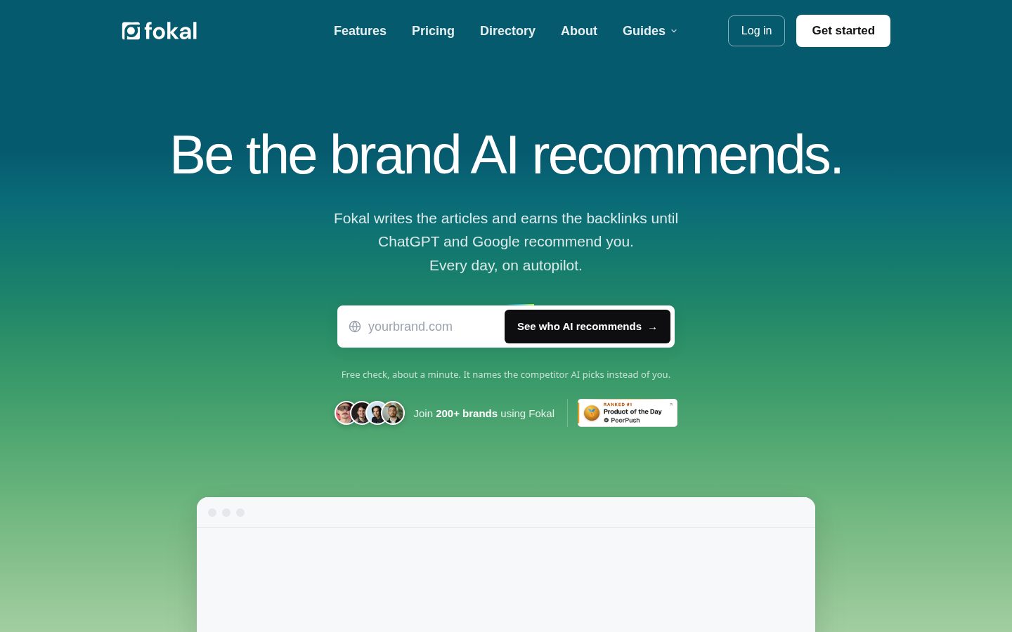 Fokal Homepage
