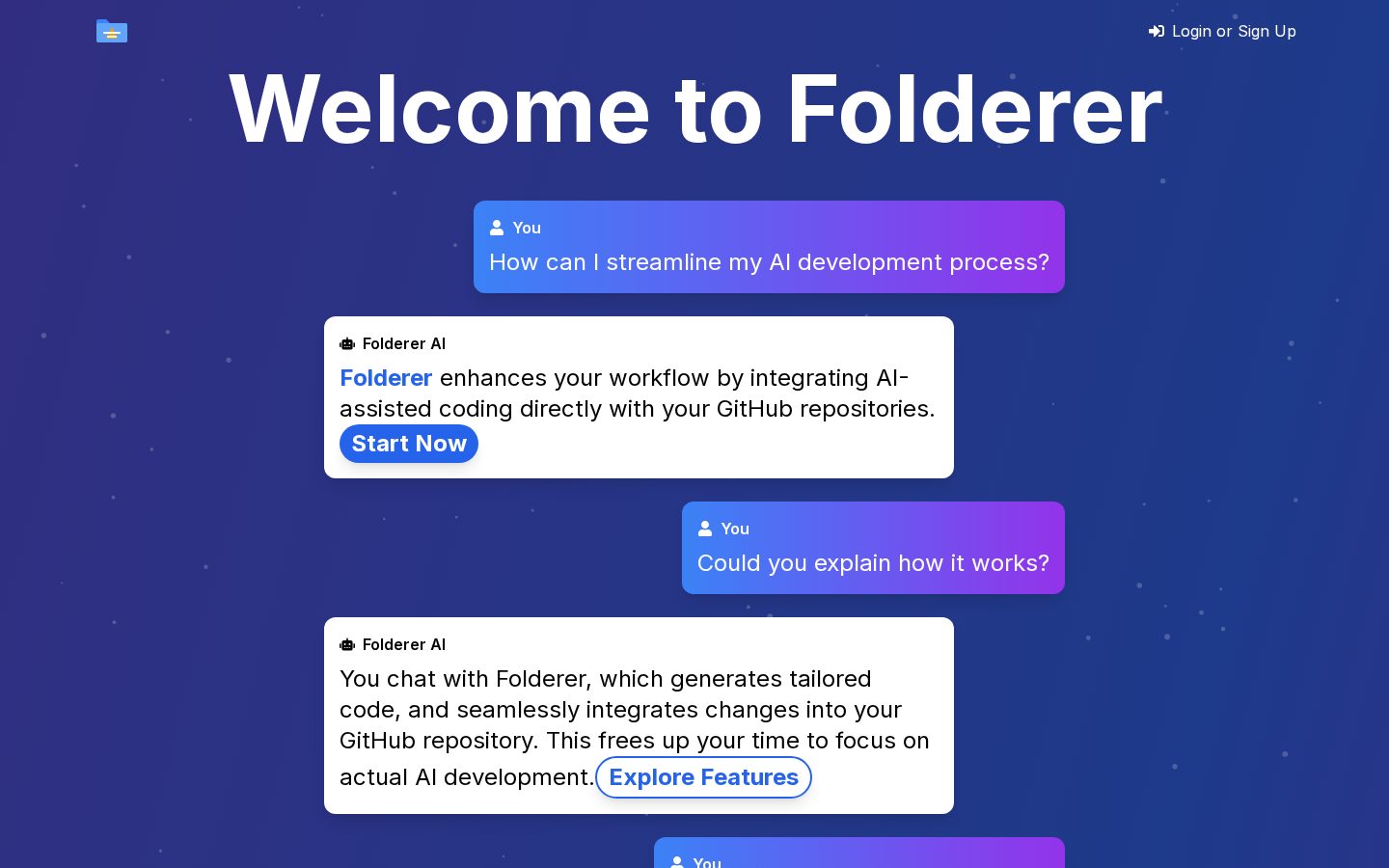 Folderer Homepage