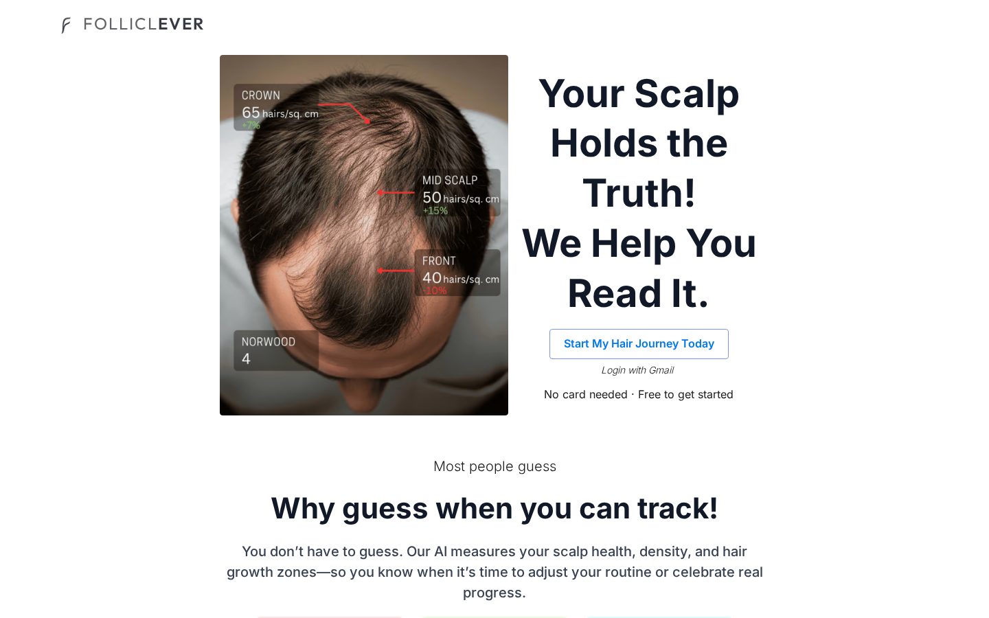 Folliclever Homepage