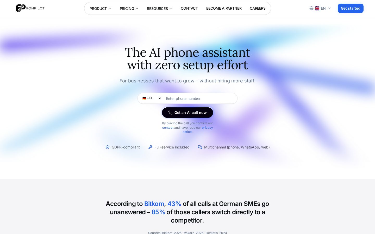 Fonpilot Homepage