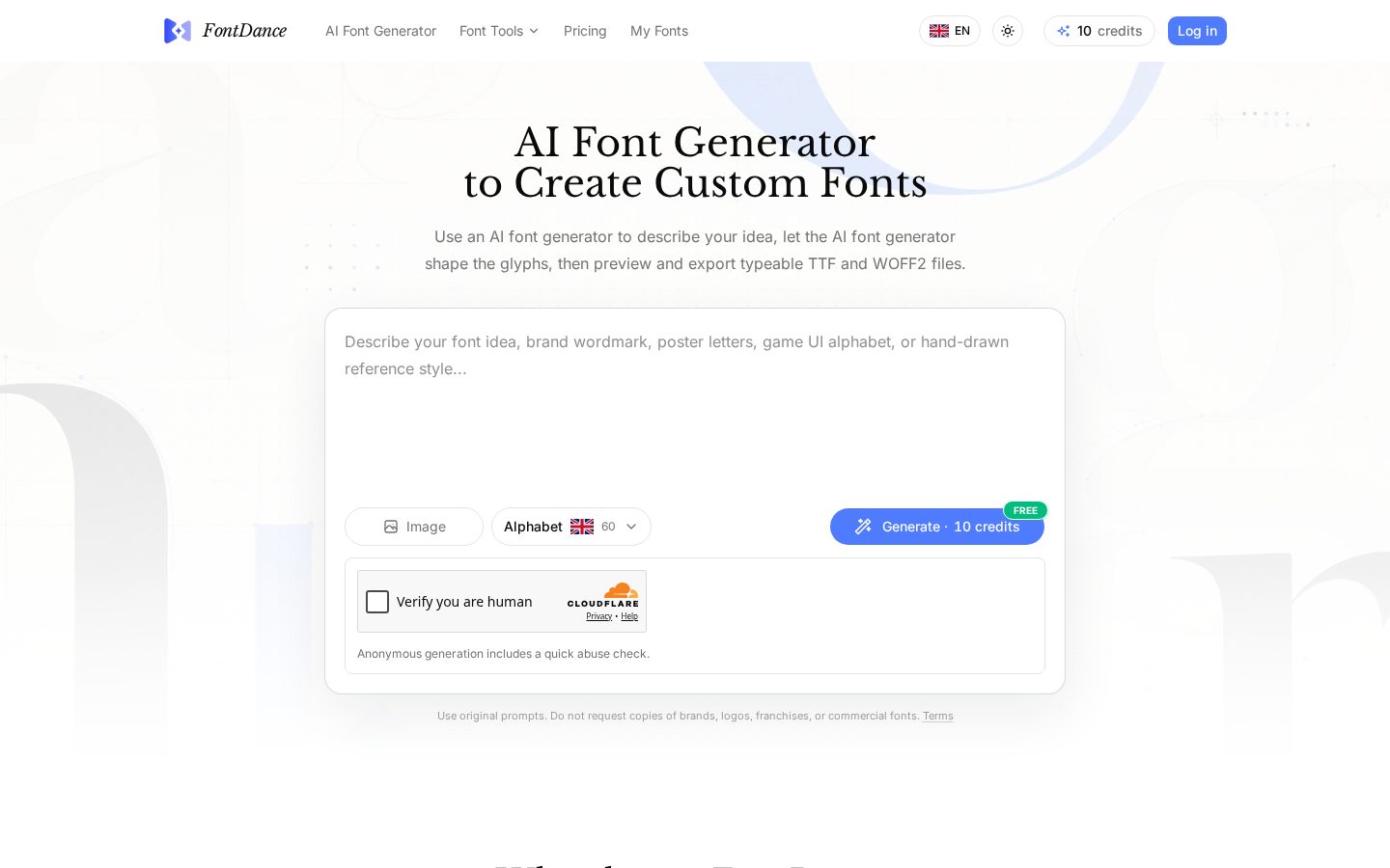 FontDance Homepage