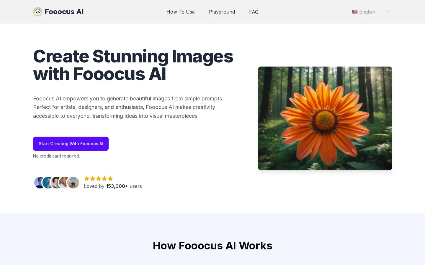 Fooocus AI Homepage