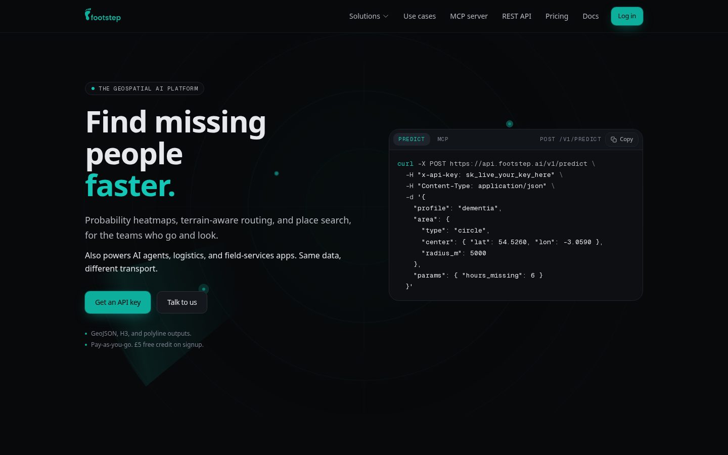 Footstep Homepage