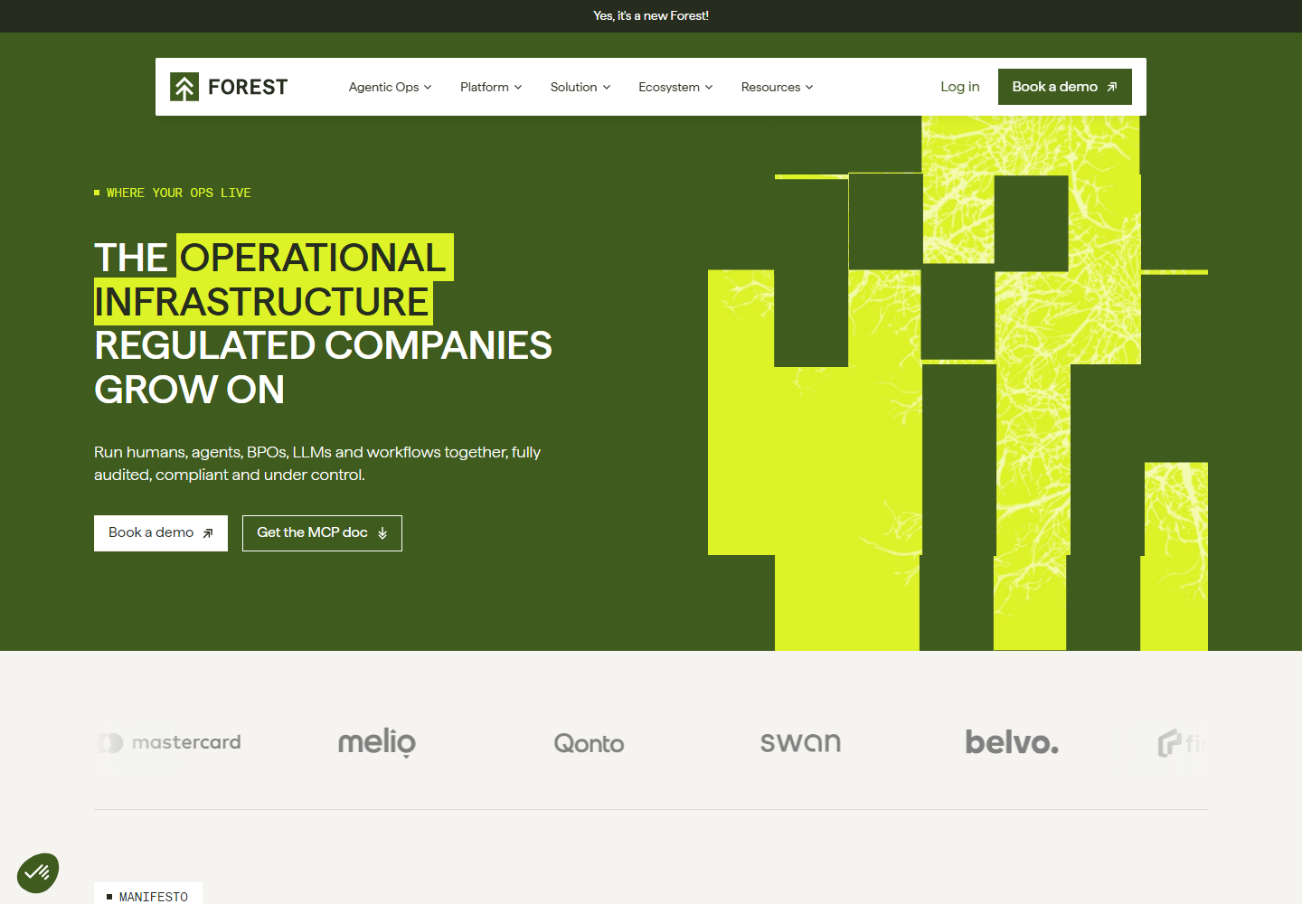 Forest homepage