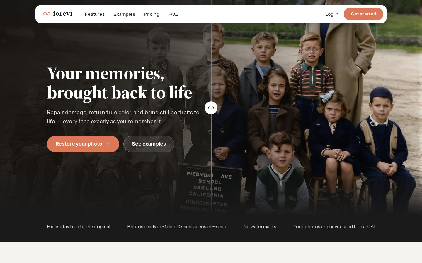 Forevi Homepage