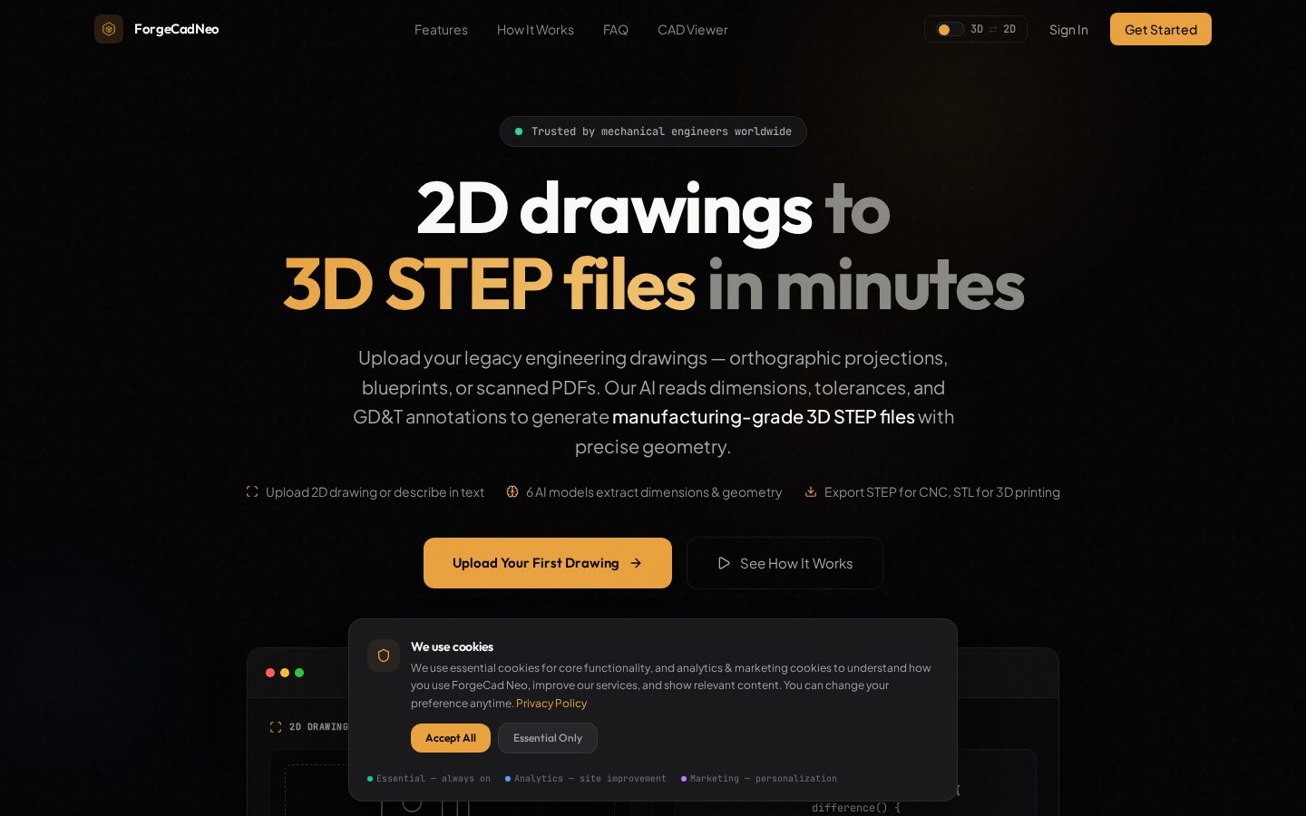 ForgeCadNeo Homepage