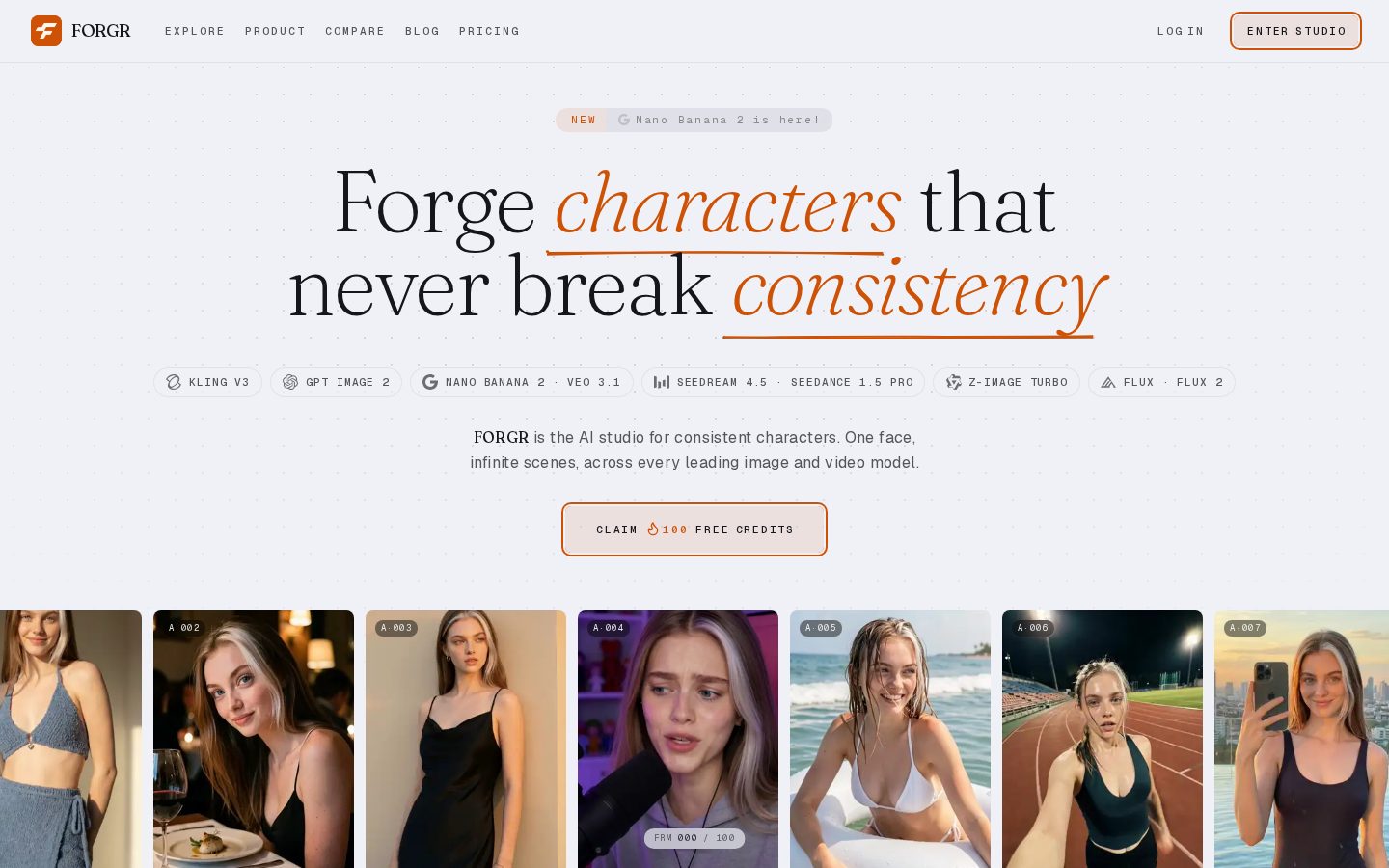 FORGR Homepage