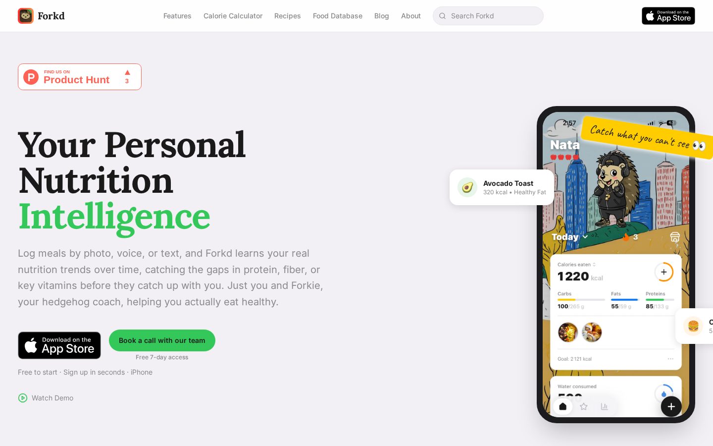 Forkd AI Homepage