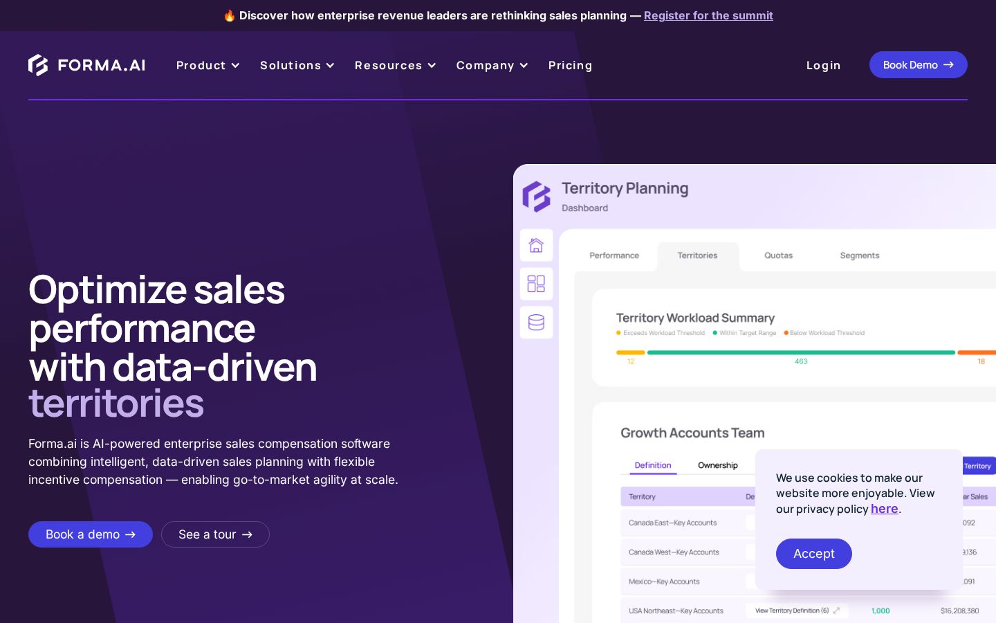 Forma.ai Homepage