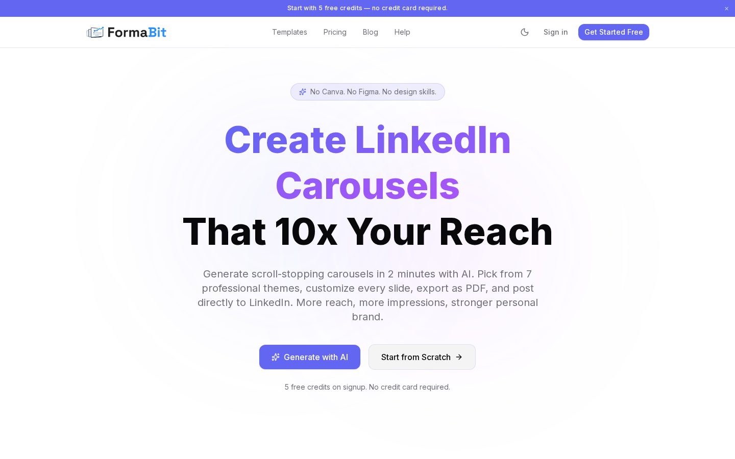 FormaBit Homepage