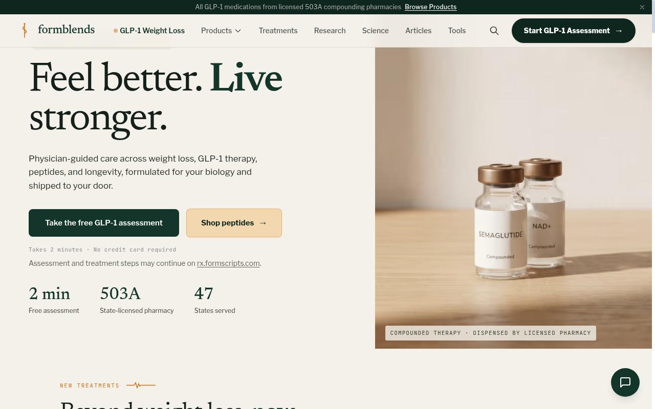 FormBlends Homepage