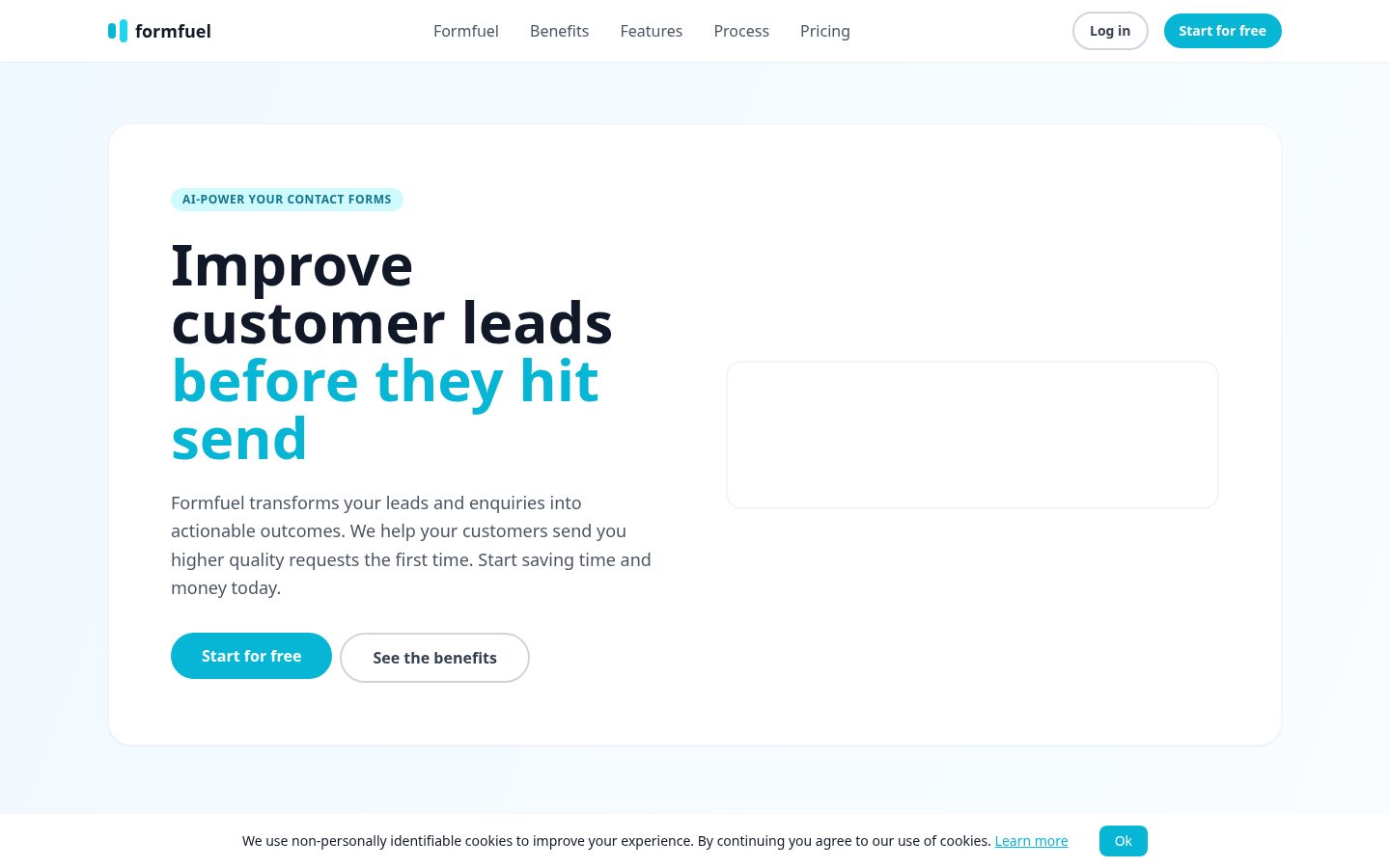 Formfuel Homepage