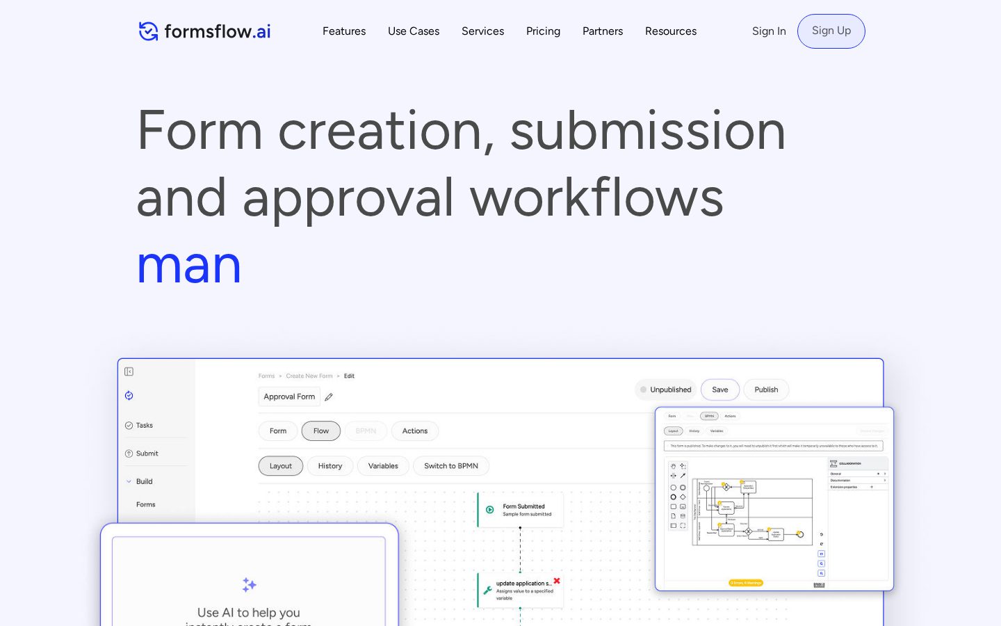 formsflow.ai Homepage