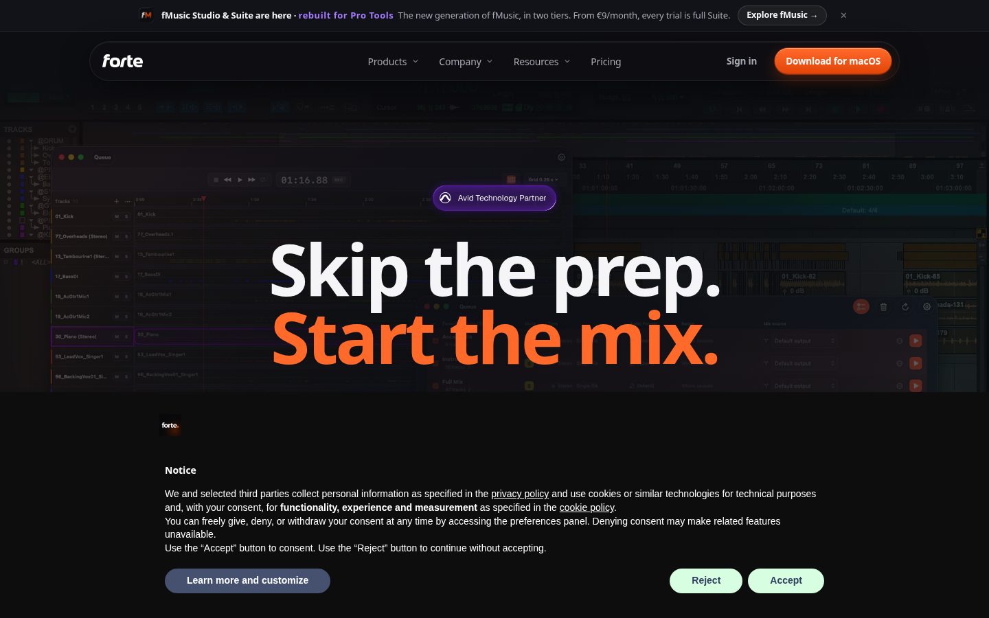 Forte AI Homepage