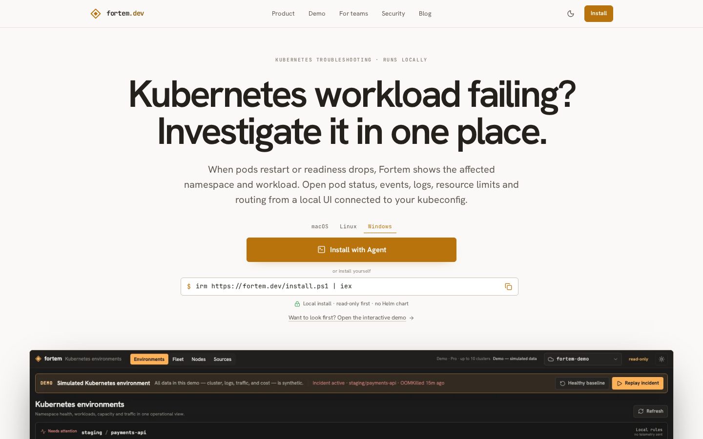 Fortem Homepage