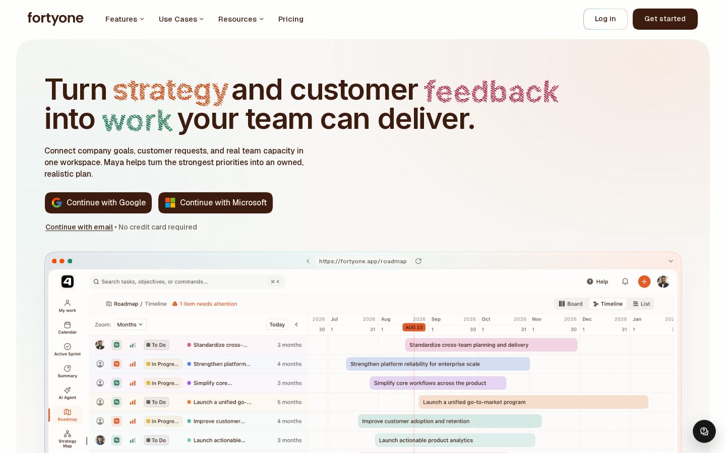 FortyOne Homepage