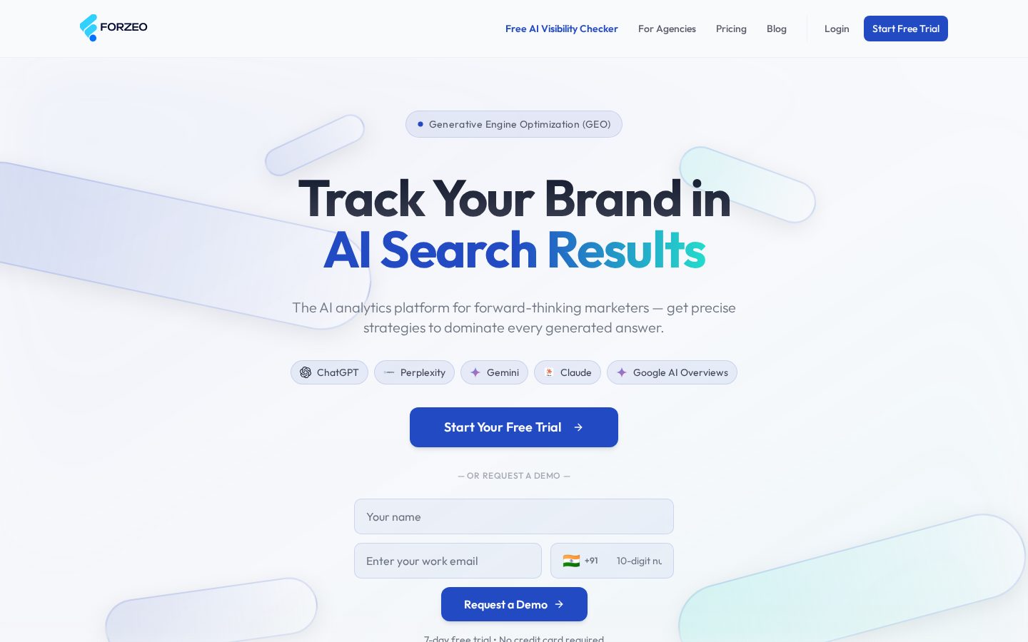 Forzeo Homepage