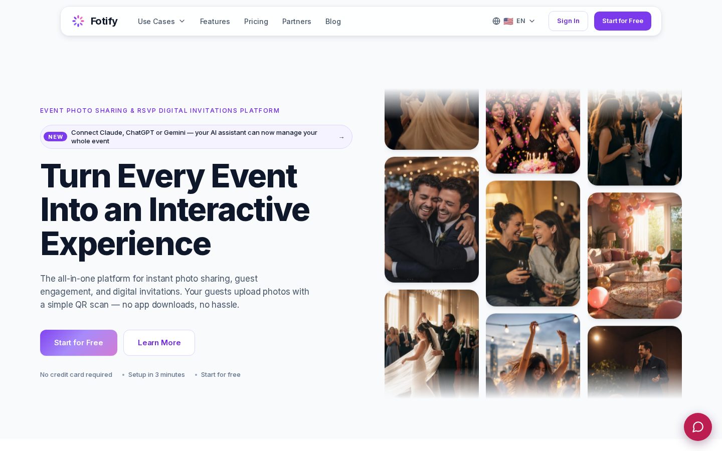Fotify Homepage