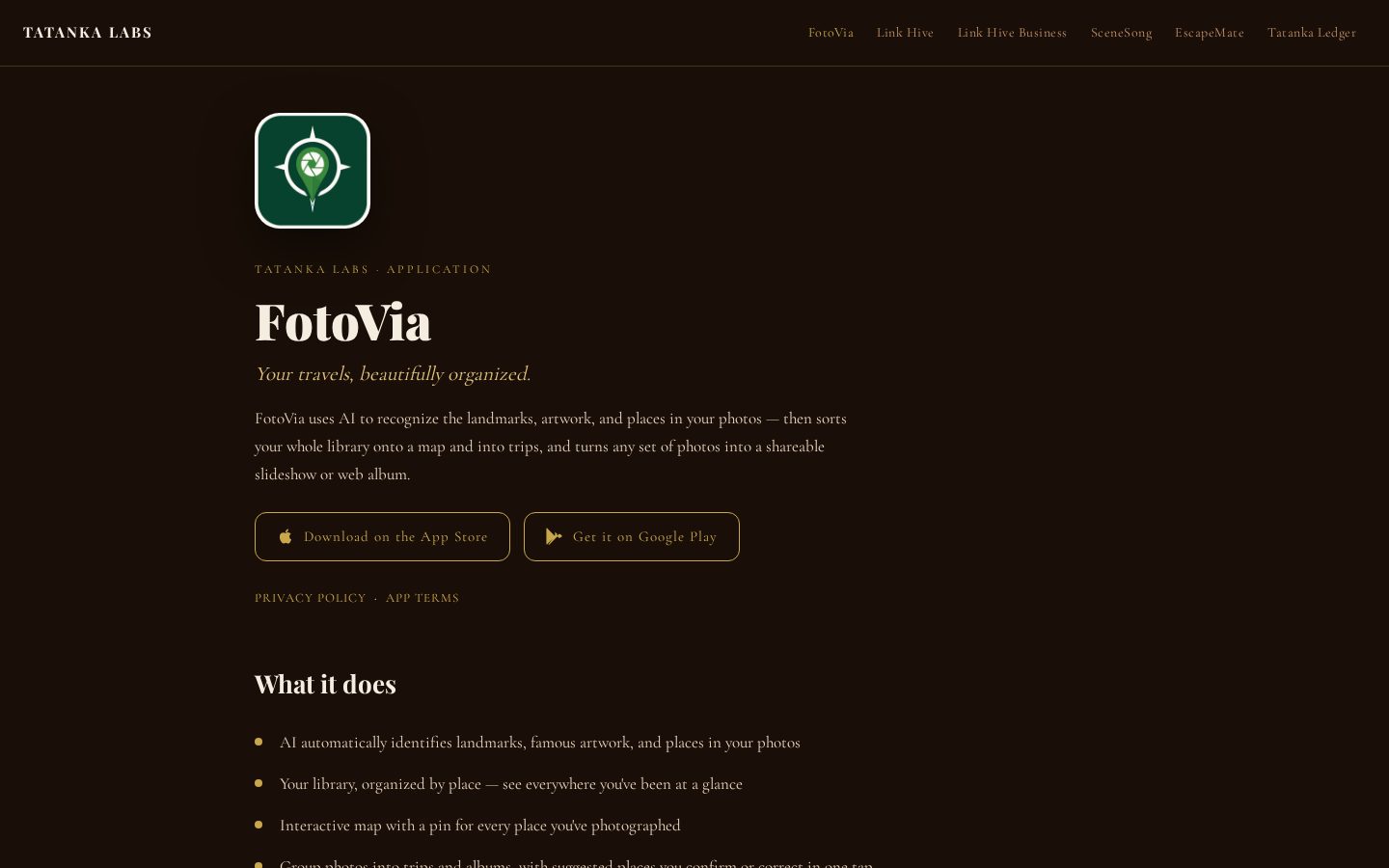 FotoVia Homepage
