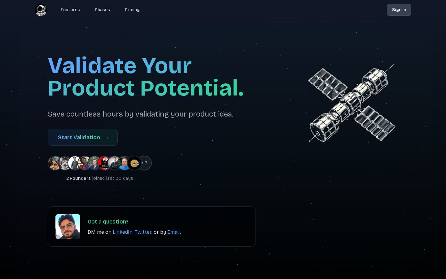 Founder Odyssey Homepage