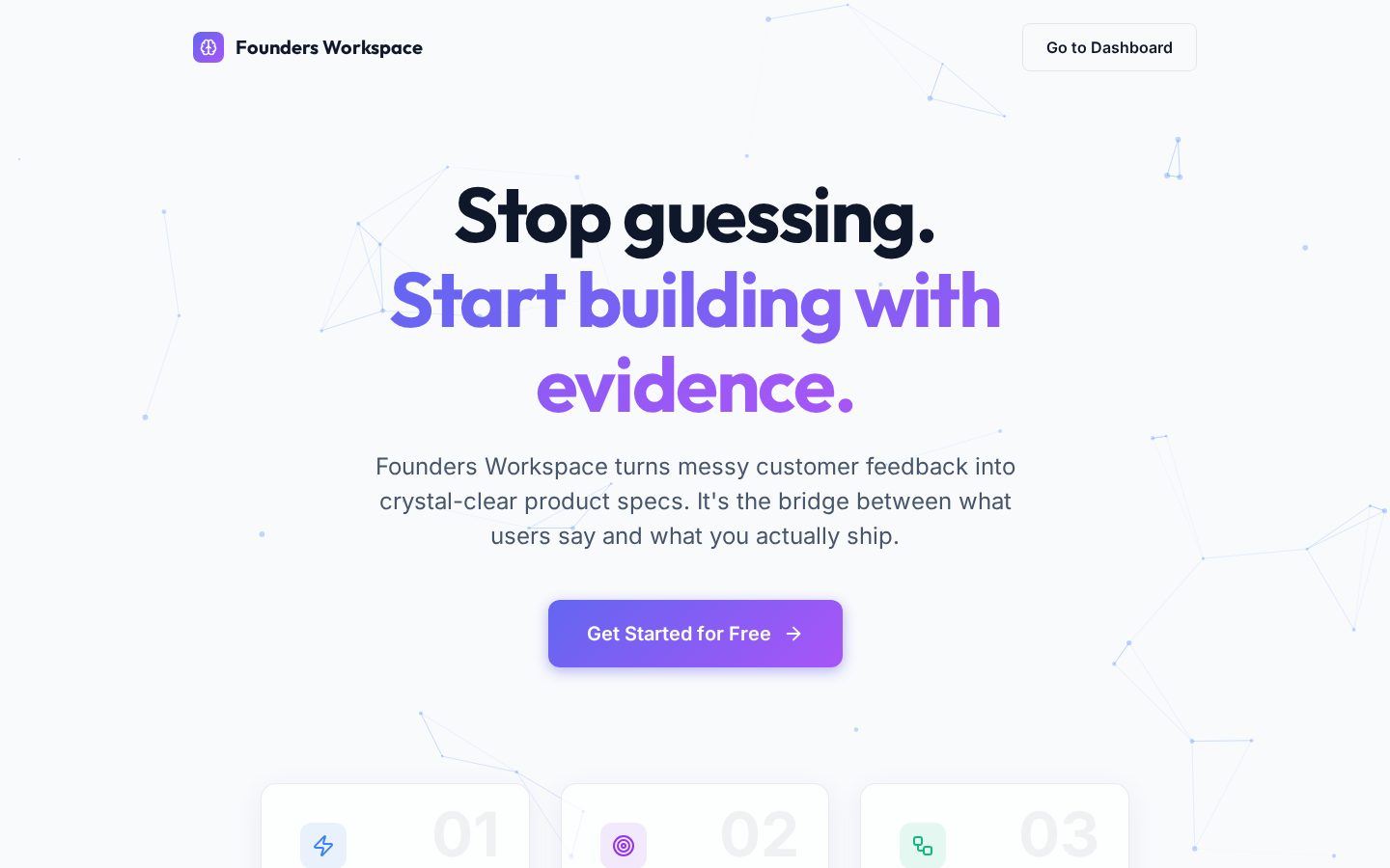 FoundersWorkspace.app Homepage